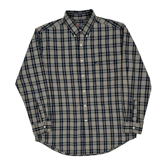 Chaps Ralph Lauren Checked Shirt - Large Blue Cotton