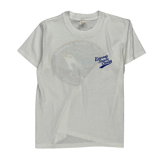Kennedy Space Center Textile Prints Graphic T-Shirt - Medium White Cotton Blend