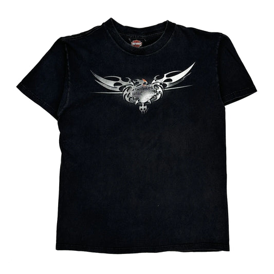 Taku Harley Davidson Graphic T-Shirt - Large Black Cotton