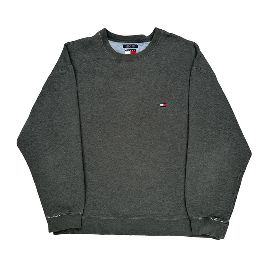 Tommy Hilfiger Sweatshirt - 2XL Grey Cotton