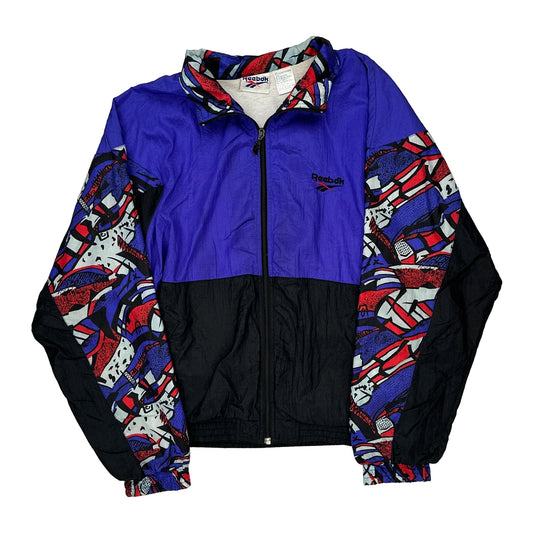Reebok Jacket - Large Multicoloured Nylon