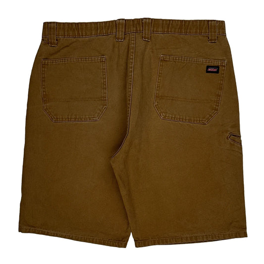 Dickies Carpenter Shorts - 38W 11L Brown Cotton