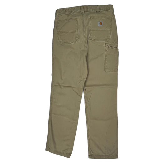 Carhartt Carpenter Trousers - 34W 34L Khaki Cotton