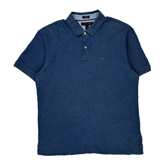 Tommy Hilfiger Polo Shirt - XL Blue Cotton