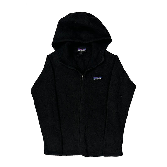 Patagonia Hoodie - Small Black Wool Blend