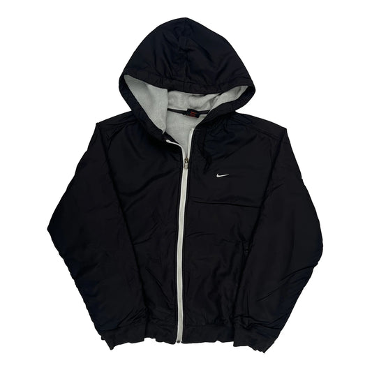 Nike Jacket - Large Black Polyester