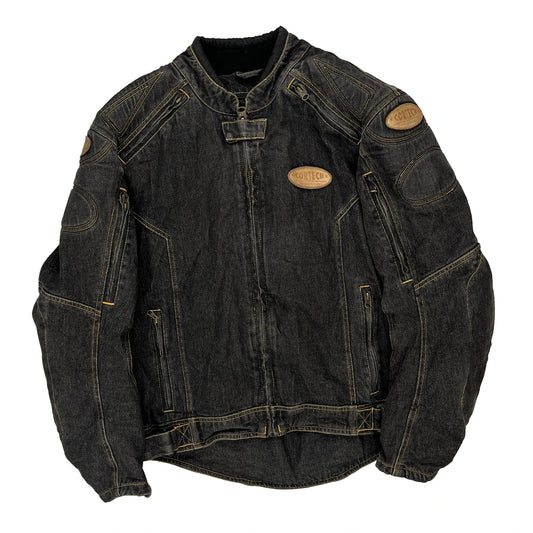 Dsx Jacket Cortech Denim Jacket - Large Dark Wash Cotton