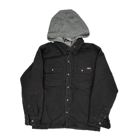 Age 10-12 Dickies Jacket - Large Black Cotton