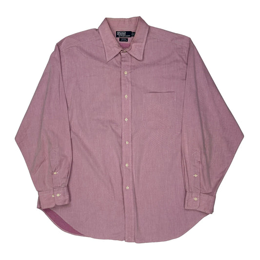 Andrew Polo By Ralph Lauren Shirt - XL Pink Cotton