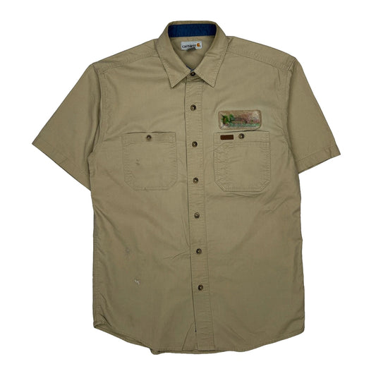Carhartt Short Sleeve Shirt - Medium Beige Cotton