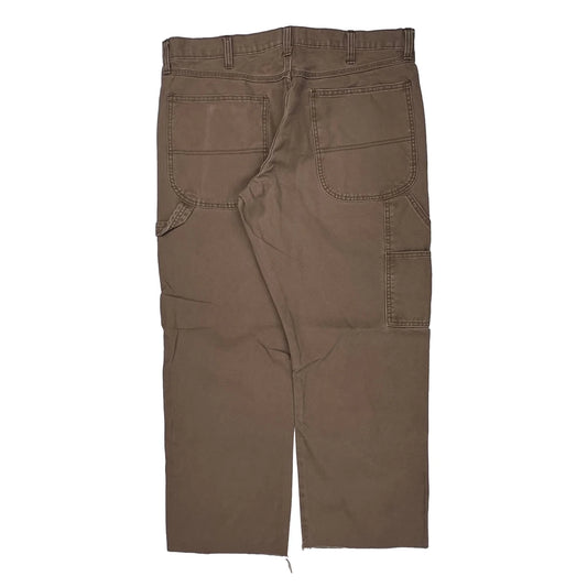 Dickies Carpenter Pants - 36W 28L Brown Cotton