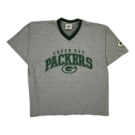 Vintage Green Bay Packers Lee Sport Football Jersey - XL Gray Cotton