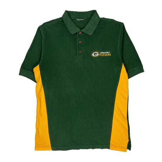Green Bay Packers Unbranded Nfl Polo Shirt - Medium Green Cotton