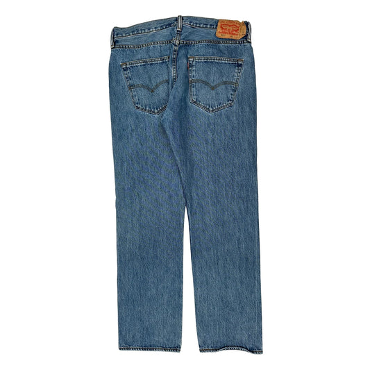501 Levis Jeans - 36W 32L Light Wash Denim