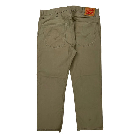 Levis Jeans - 38W 32L Khaki Cotton