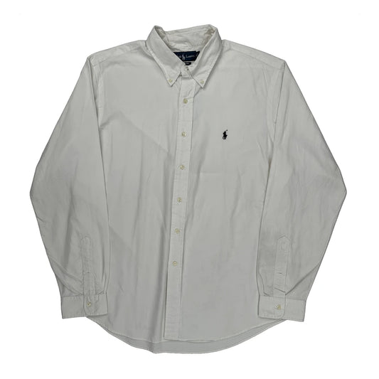 Vintage Ralph Lauren Shirt - XL White Cotton
