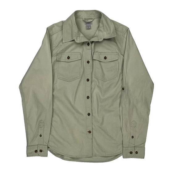 Carhartt Shirt - Small Beige Cotton Blend