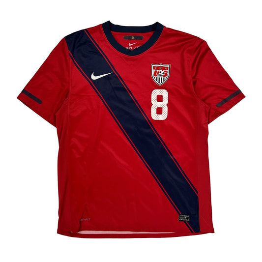 USA Nike Football Shirt - Large Red Polyester