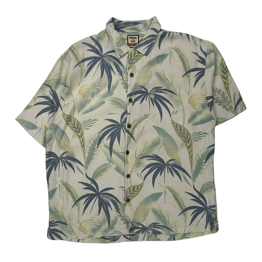 Tommy Bahama Floral Hawaiian Shirt - Large Multicoloured Silk