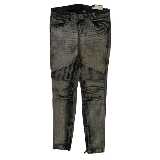 Armani Exchange Skinny Jeans - 32W UK 10 Grey Cotton Blend