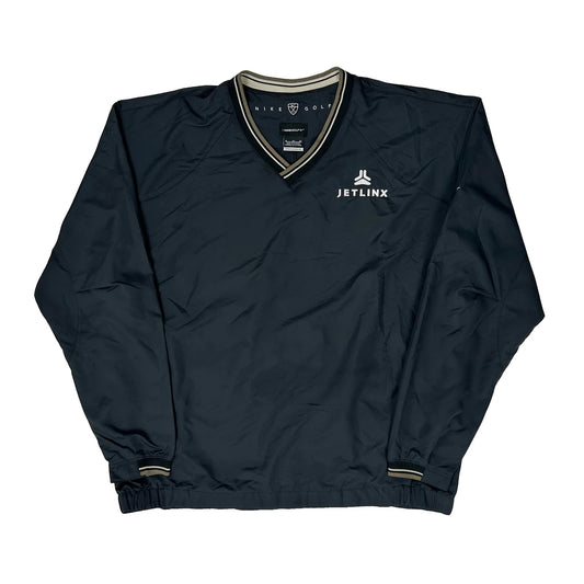 Nike Golf V-Neck Windbreaker - XL Navy Polyester