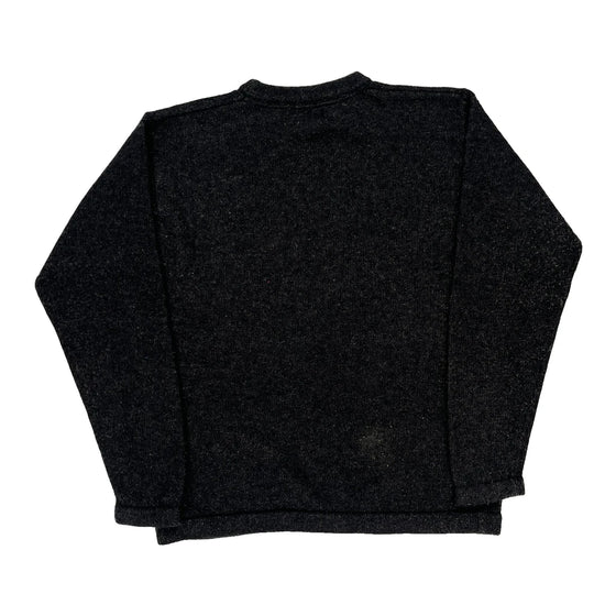 Woolrich Jumper - Large Black Wool Blend