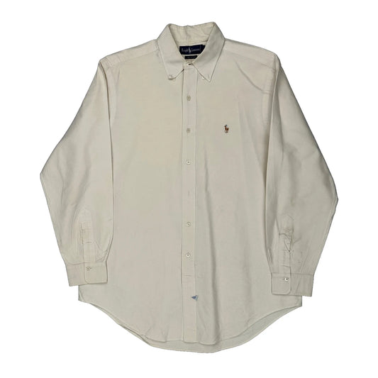 Ralph Lauren Shirt - Large Cream Cotton