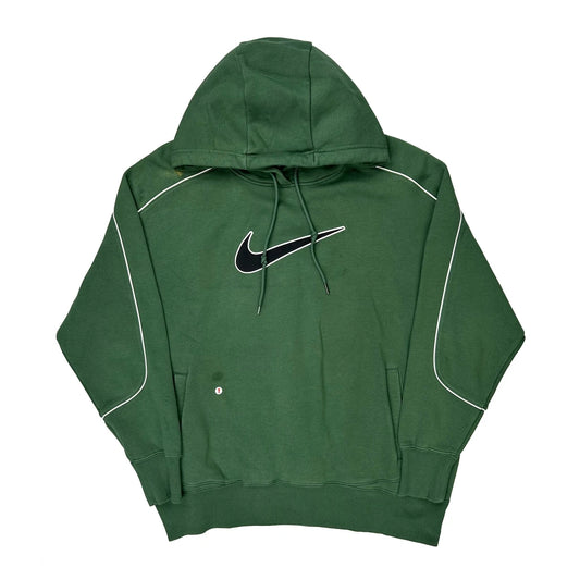Nike Hoodie - Medium Green Cotton