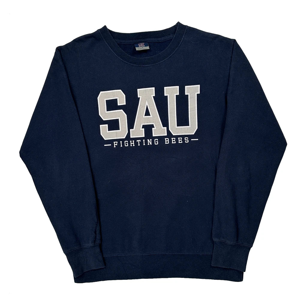 Fighting Bees Mv Sport College Sweatshirt - Medium Navy Cotton ...