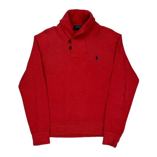 Polo By Ralph Lauren Jumper - Small Red Cotton