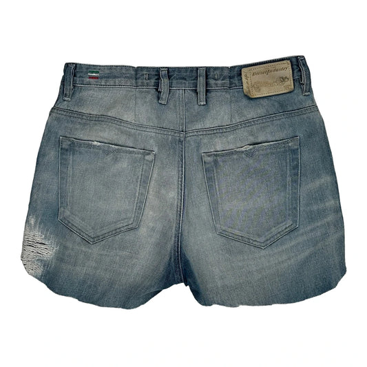 Diesel Denim Shorts - 30W UK 8 Light Wash Denim