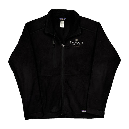 Synchilla Patagonia Fleece Jacket - Medium Black Polyester
