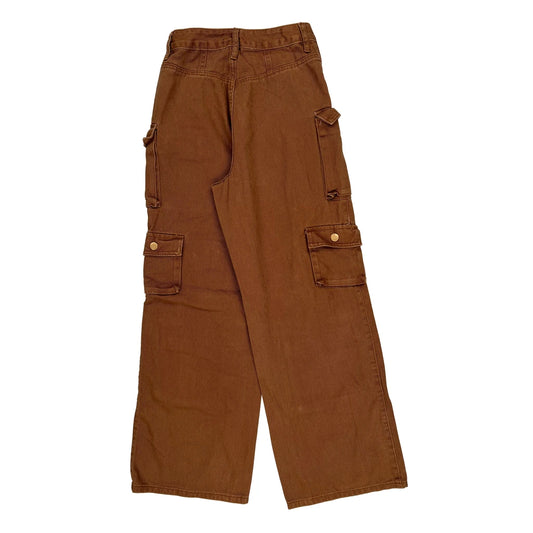 Unbranded Cargo Trousers - 24W 28L Brown Cotton
