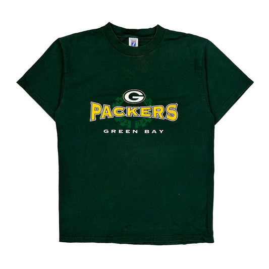 Green Bay Packers Logo Athletics Nfl T-Shirt - Large Green Cotton