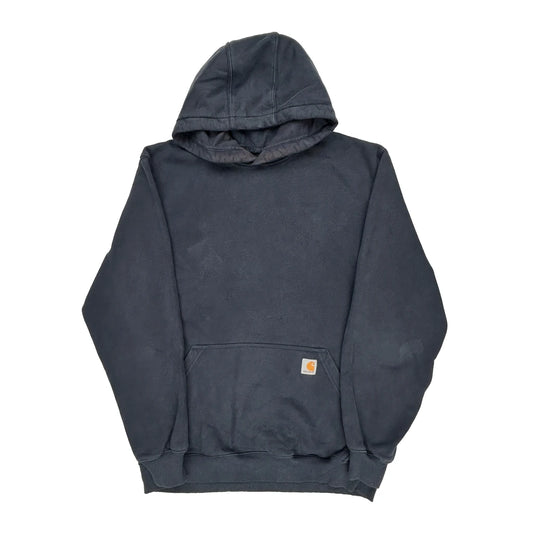 Rain Defender Carhartt Hoodie - Large Navy Cotton Blend