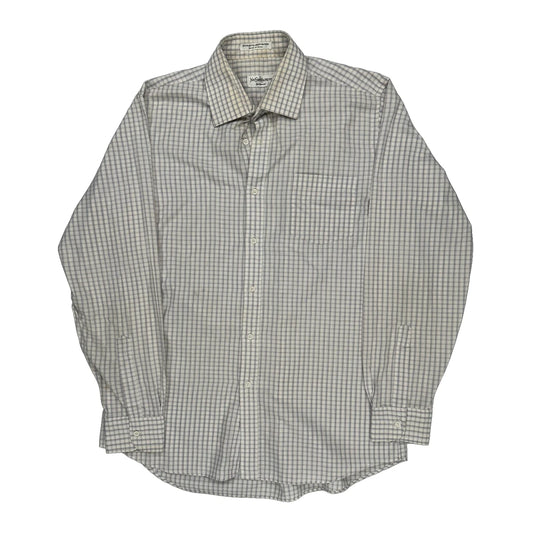 Yves Saint Laurent Checked Shirt - Large Multicoloured Polyester Blend