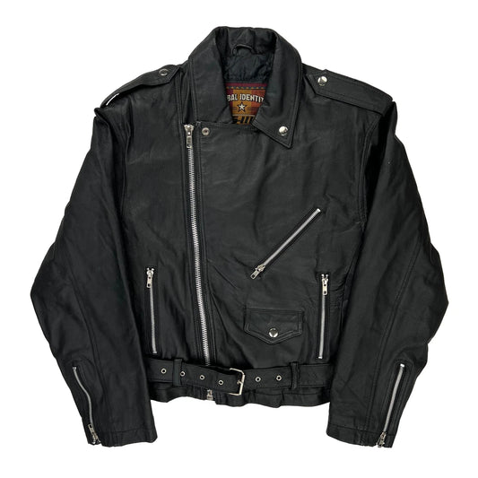 G-111 Leather Jacket - Small Black Leather