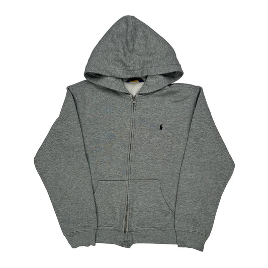 Age 11-14 Polo By Ralph Lauren Hoodie - Large Grey Cotton Blend