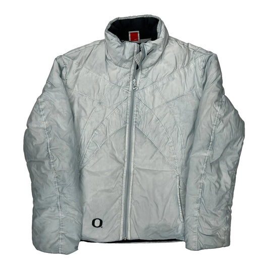 Nike Jacket - Large Grey Polyester