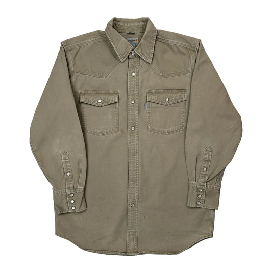 Carhartt Shirt - Large Beige Cotton