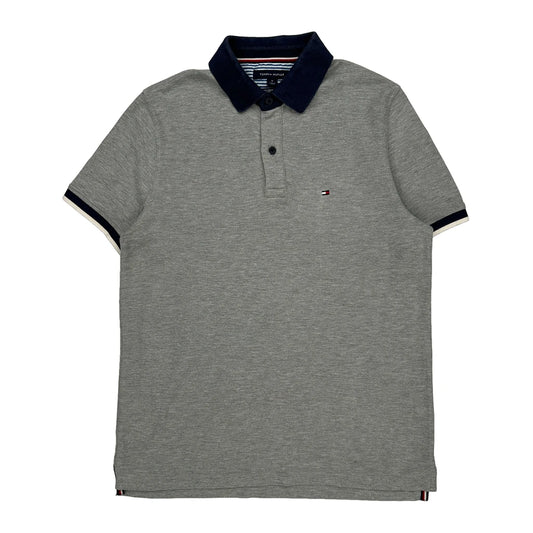 Tommy Hilfiger Polo Shirt - Medium Grey Cotton