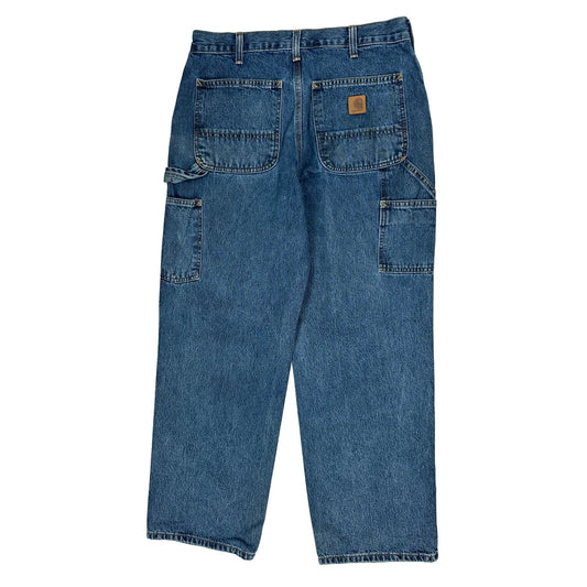 Carhartt Carpenter Jeans - 32W 30L Blue Cotton