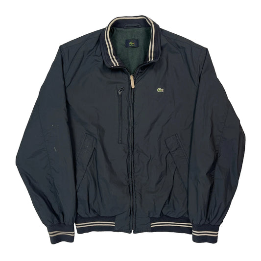 Lacoste Bomber Jacket - Large Navy Polyester
