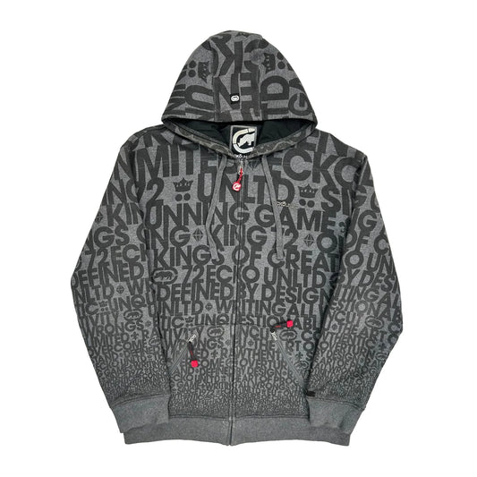 Defined By Design Ecko Unltd Hoodie - Large Grey Cotton Blend