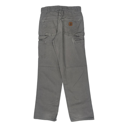 Carhartt Carpenter Trousers - 28W 31L Grey Cotton