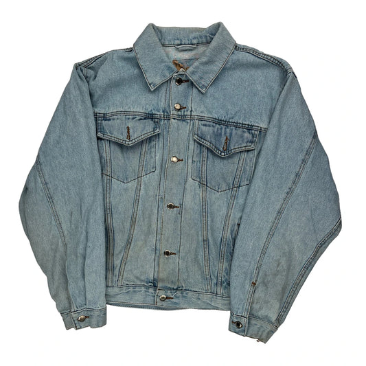Wrangler Denim Jacket - Medium Light Wash Cotton