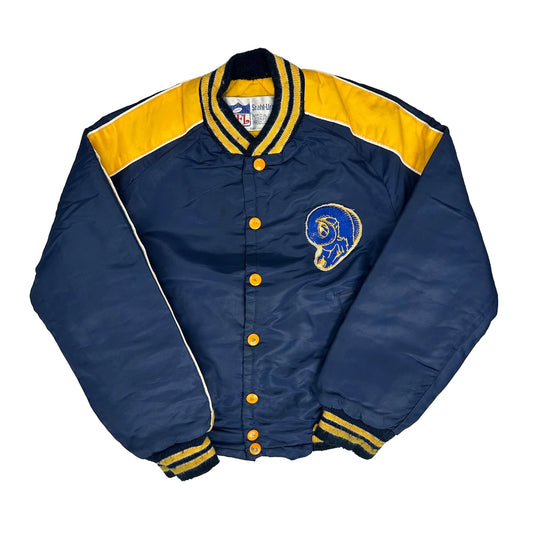 Age 10-12 Nfl Varsity Jacket - Medium Navy Nylon
