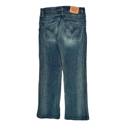 548 Levis Bootcut Jeans - 33W 31L Blue Denim