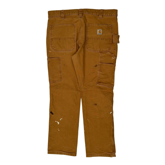 Carhartt Carpenter Trousers - 36W 28L Brown Cotton