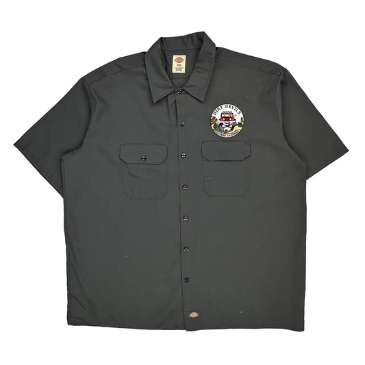 Dickies Shirt - 2XL Grey Polyester Blend